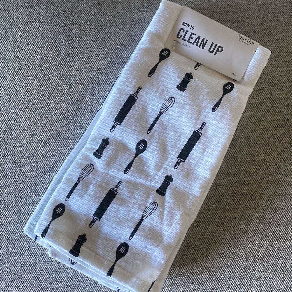 MARTHA STEWART KITCHEN TOWEL SET